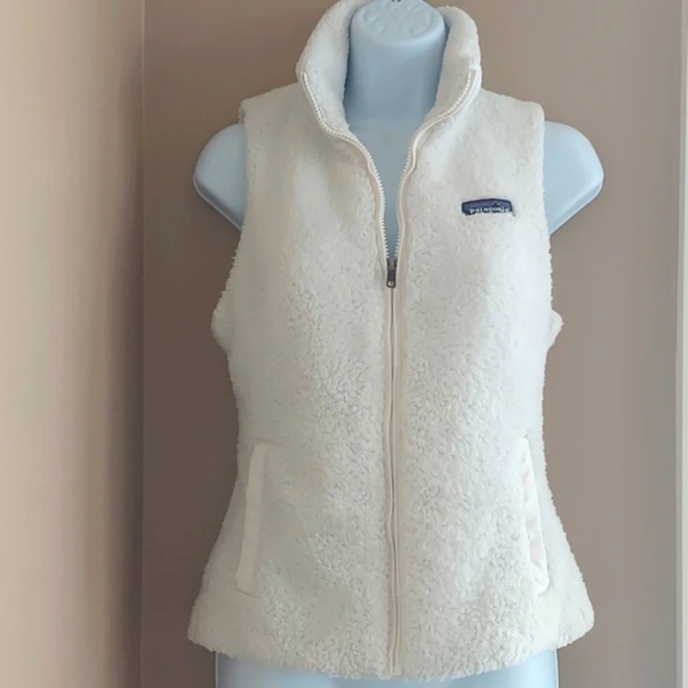 Women's Patagonia Los Gatos Fleece Vest - White - size XS - Picture 4 of 10